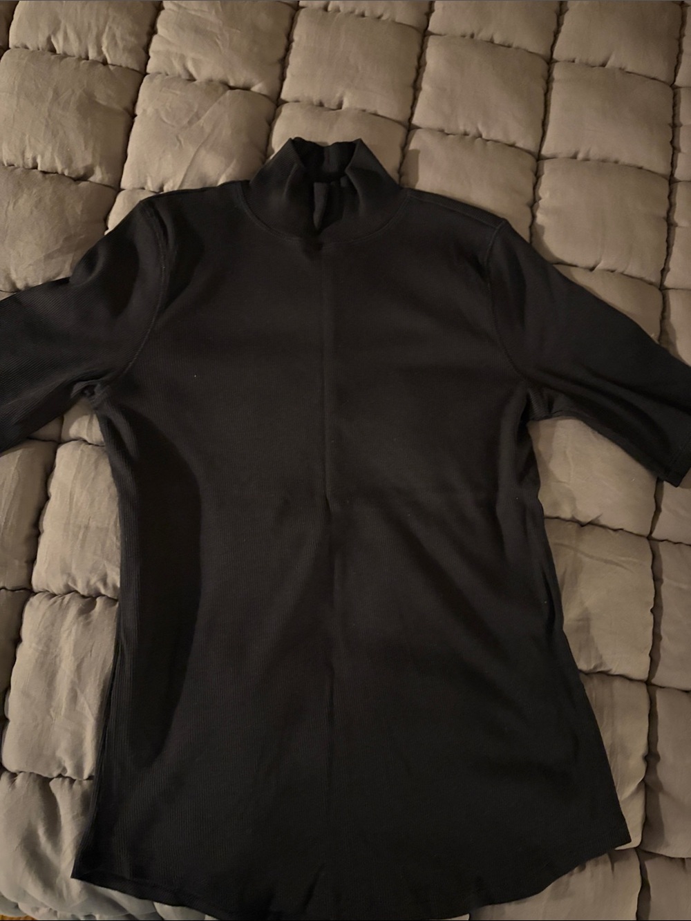 Black Mock Neck Sweater - Classic Minimal Style